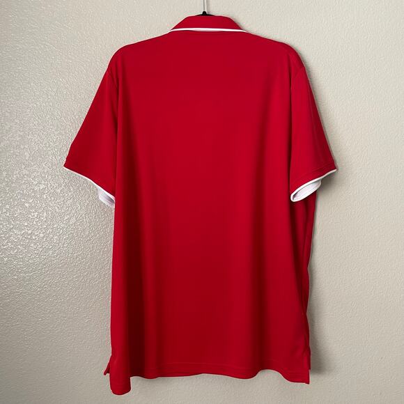 Nike Ole Miss Polo Shirt Mens XL Red University Mississippi College Athletic Gym - Picture 7 of 10